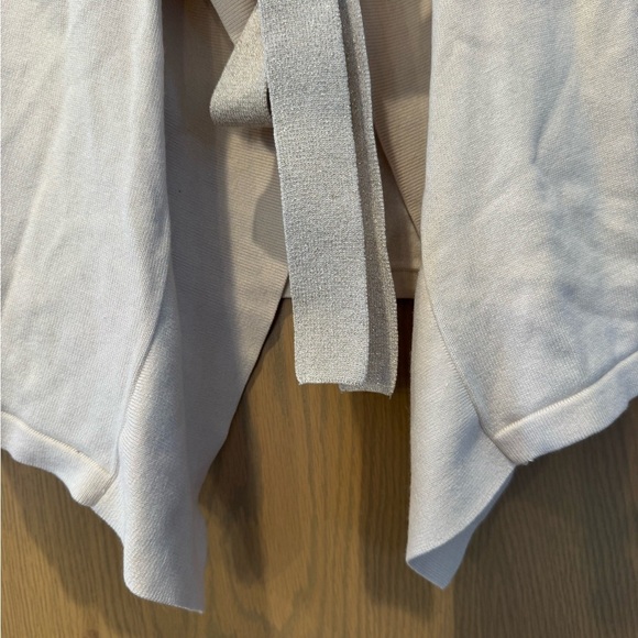Vintage Neiman Marcus Exclusive Tie Front Cardigan Metallic Belt / large - Picture 6 of 9